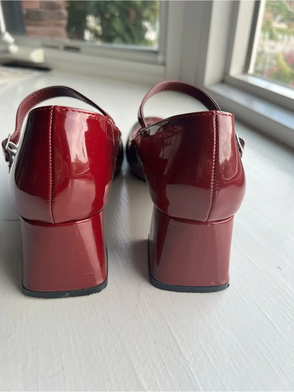 Cider Block Heel Patent Mary Jane’s, EU 37